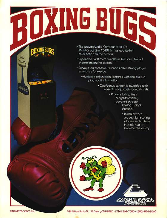 Boxing Bugs Flyer: 1 Front